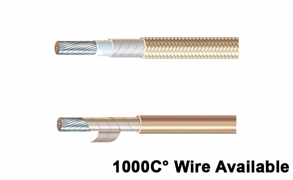 Single conductor and multi conductor high temperature wire