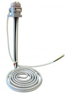 Low Profile L-Shaped PTFE Immersion Heater